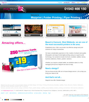 Uttoxeter Staffordshire printing website